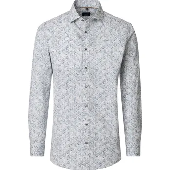 Pánská košile Pánská bavlněná košile Barva: Béžovomodrá, Velikost: 41, Střih: REGULAR FIT