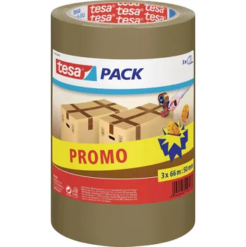 Izolační páska tesa 57529-00000-04 lepicí páska tesapack® 4280 světle žlutá (d x š) 66 m x 50 mm 1 ks
