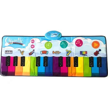 Hračka LEAN Toys 19884 Taneční podložka Duhové piano, 10 melodií