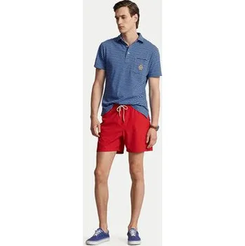 Pánské plavky Polo Ralph Lauren Plavecké šortky 710907255005 Červená Classic Fit XXL