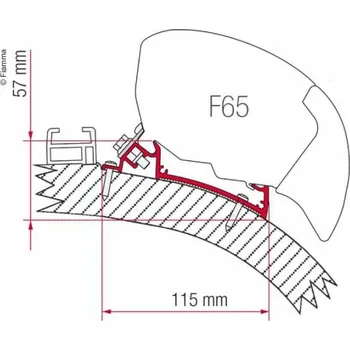 Markýza Fiamma Adaptér Carthago Chic 400cm