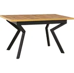 Drewmix Jídelní stůl Ikon 4 Zvolte barvu horní desky: Artisan, Zvolte barvu nožek: Černá