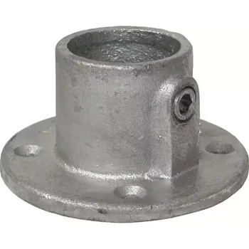 Základová deska pro trubky 42,4 mm (5/4"), pozinkovaná ocel