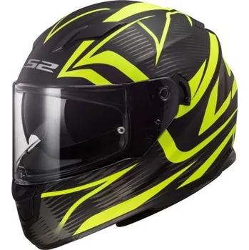 Motodoplněk LS2 Helmets LS2 přilba FF320 Stream Evo Jink MATT BLACK/YELLOW - L