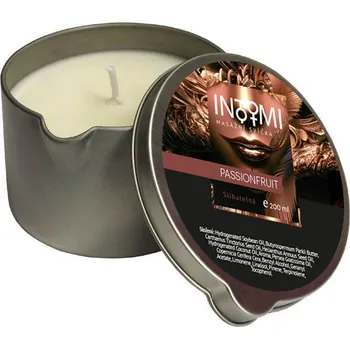 Masážní přípravek Eureko Masážní svíčka slíbatelná INTIMI Passionfruit, 200 ml
