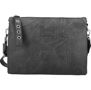 Kabelka Dámská crossbody kabelka tmavě šedá - Firenze Wiviena šedá