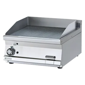 Kuchyňský gril Grilovací deska 56x51 plynová rýhovaná bez podestavby | RM - FTRT-76G