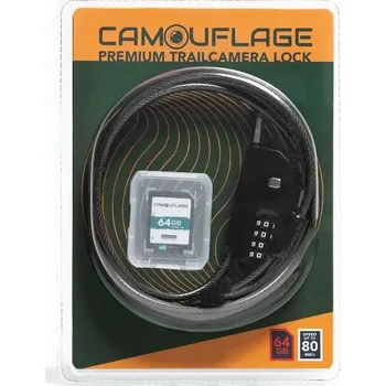 Fotopast Camouflage zámek proti krádeži + 64GB SD 12121208