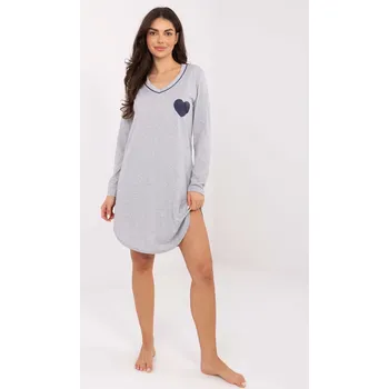 DU KN noční košile FP 102.59 šedá 2XL