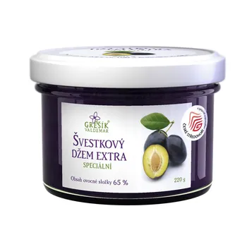 Valdemar Grešík Švestkový džem extra speciální 220 g