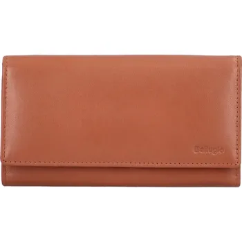Peněženka Módní dámská kožená peněženka Bellugio Giraw, camel