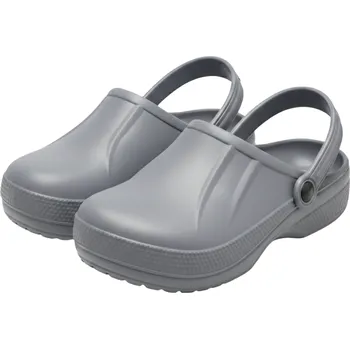 Pánské pantofle Pánské gumové nazouváky šedé Kenbo 1602M (Pánské nezateplené plné nazouváky)