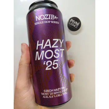 Pivo Nozib HAZY MOST ‘25 CZ Hazy IPA 15°/6,4% 0,5l