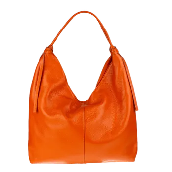 Kabelka NovaKabelka.cz Kožená italská kabelka Delfina Arancia