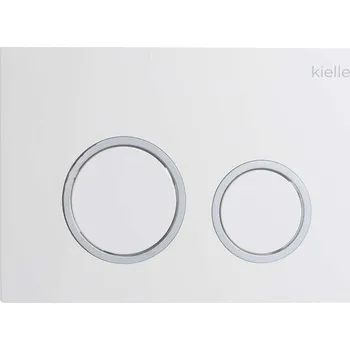 Splachovací tlačítko kielle Gemini New II Ovládací tlačítko splachování, lesklá bílá/chrom