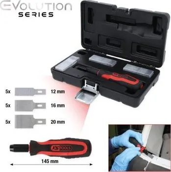 Kladivo KS Tools 907.2255 Souprava skládacích škrabek, 16dílná