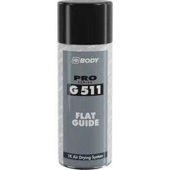 Barva ve spreji HB BODY Flat guide - kontrol sprej černý 400 ml