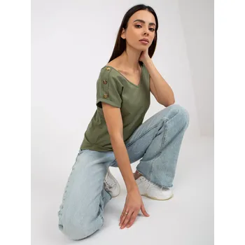 Dámské oblečení Dámská halenka TW BZ BL 1006.56 khaki - FPrice L