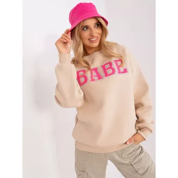 Dámská mikina EM BL 617 11.32 béžová jedna velikost