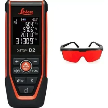 Měřící laser Laserový dálkoměr Leica Disto D2-2 + brýle
