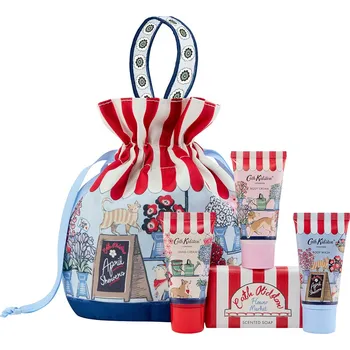 Heathcote & Ivory The Flower Market Dárková sada péče o tělo v taštičce, 4 ks