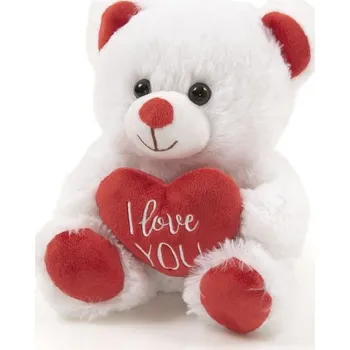 Hračka Plyšový medvídek se srdíčkem 20 cm