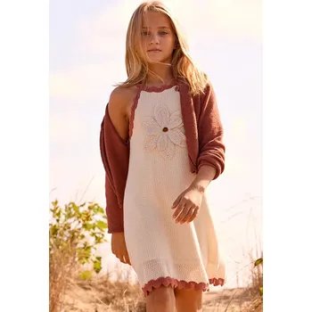 Dívčí šaty Dětské bavlněné šaty Mayoral 6911.8C.Junior.PPY2 bílá 00X, vel. 140