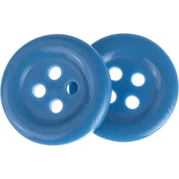 Knoflík - sada 6 ks Modrá 349892I průměr 15 mm