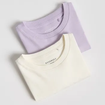 Chlapecké tričko Reserved - Bavlněné tričko s dlouhými rukávy - krémová - 685IG-01X - 685IG-01X-104