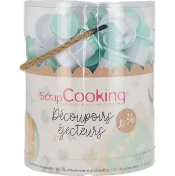 Vykrajovátko ScrapCooking Vykrajovátka abeceda a čísla, 36 ks