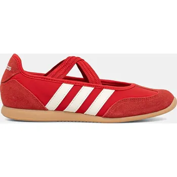 Dámské baleríny Baleríny adidas Barreda Mary Jane HQ7398 červená 33X, EUR 39 1/3