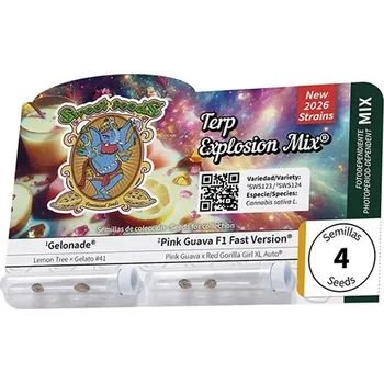Pěstitelství Sweet Seeds Terp Explosion Mix® Počet ks Feminizované: 3