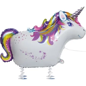Jednorožec chodící balónek 86 cm 53640