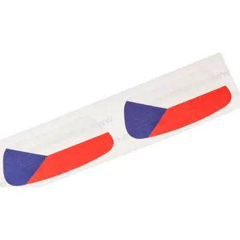 samolepka STŘÍDA SPORT Samolepka na tvář Česká vlajka