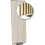 Volně stojící lamelová dělící příčka na míru DUB SONOMA - Šířka 99 cm (zabaleno do 2 balíků)