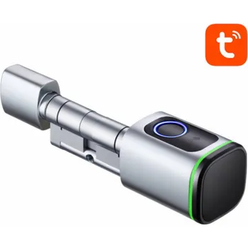 Vložka do dveří Digitální zámková vložka Avatto SDL-S1-S90 90 mm stříbrná