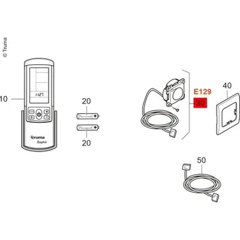 Příslušenství ke karavanu Truma IR-přijímač Saphir Vario