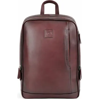 Městský batoh Gaira® Kožený batoh 58013, Barva vínová