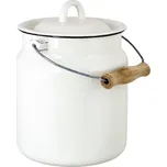 Strömshaga Smaltovaná konvice na mléko Emil Offwhite 3 l