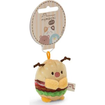 plyšák NICI přívěsek MyMochi Beruška Dozz hamburger 5cm