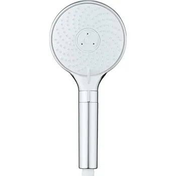 Sprchová hlavice Plastová sprchová hlavice v leskle stříbrné barvě ø 12 cm Water Saving – Wenko ID_1832698