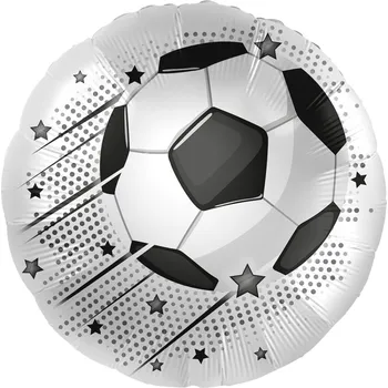 Balónek Premioloon Balonek fóliový Fotbalový míč letící, 43 cm