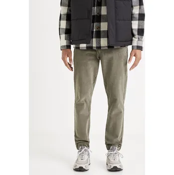 Pánské kalhoty Celio Manšestrové kalhoty Voroy 1100013 Zelená 36/34