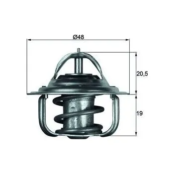 Těsnění motoru Termostat, chladivo MAHLE TX 5 83D