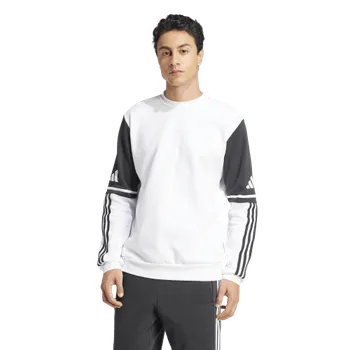 Pánská mikina Bavlněná mikina Adidas Squadra 25 Sweat bílá Velikost: M