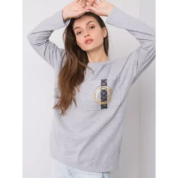 Dámská halenka Halenka RV BZ 5968.17 šedá jedna velikost