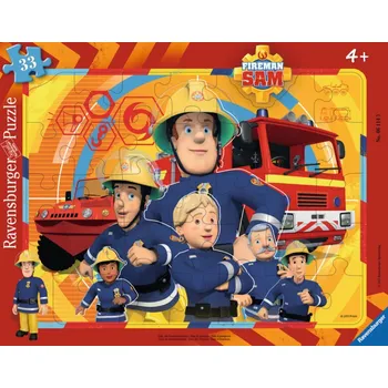 Hračka RAVENSBURGER Puzzle Požárník Sam 33 dílků