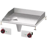 Grilovací deska 75x55 drop-in elektrická hladká 400 V | RM - FTLD-68ET