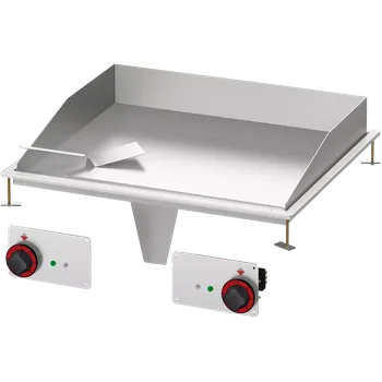 Kuchyňský gril Grilovací deska 75x55 drop-in elektrická hladká 400 V | RM - FTLD-68ET