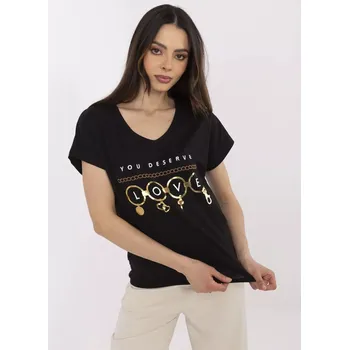 Dámské tričko Tričko CLM TS 1729.86 černé S